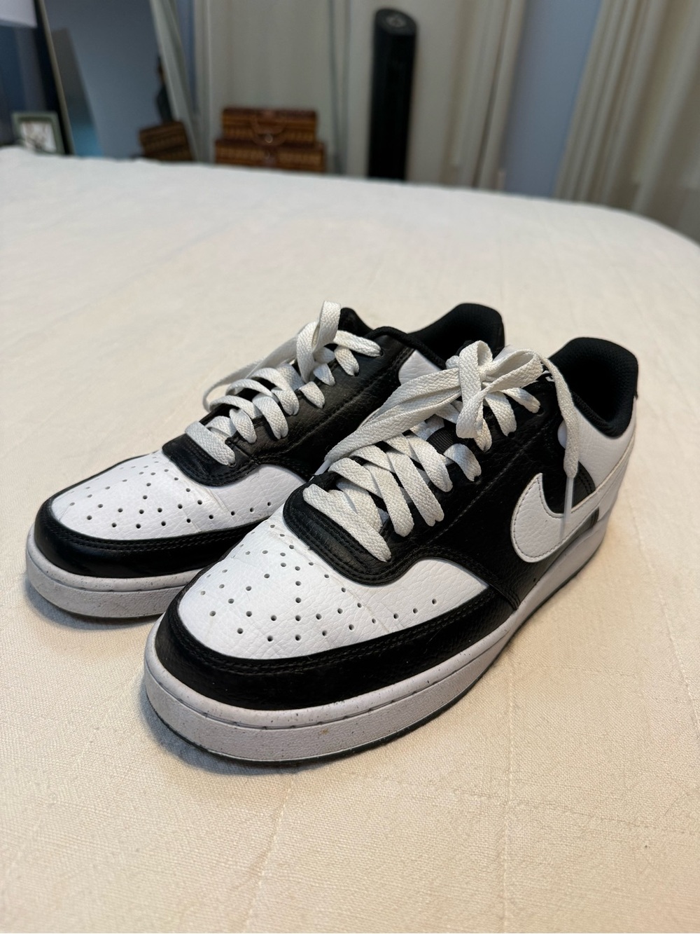 Nike Black and White Low-Top Sneakers